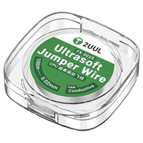 Replacement for 2UUL FX-002S 0.02MM UNINSULATED CPU SILVER WIRE -100M - Quality Phone Parts in Sri Lanka